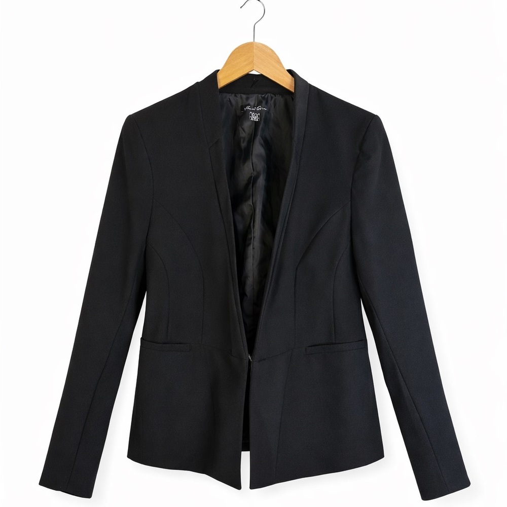 Kenneth Cole New York Women's Black Luxe Blazer, 2X